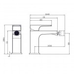 Смеситель для биде Villeroy&Boch Architectura Square Смеситель для биде Villeroy&Boch Architectura Square